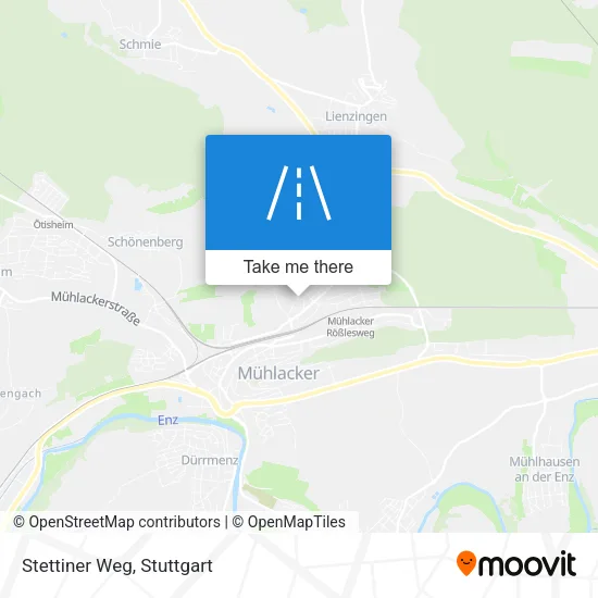 Карта Stettiner Weg