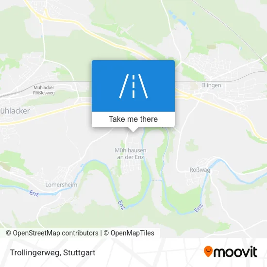 Карта Trollingerweg