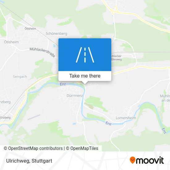 Карта Ulrichweg