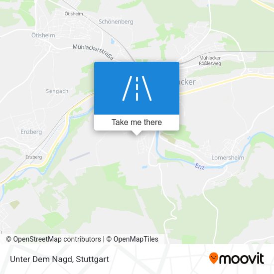 Карта Unter Dem Nagd