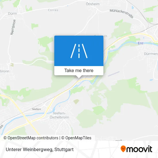 Карта Unterer Weinbergweg