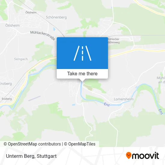 Карта Unterm Berg
