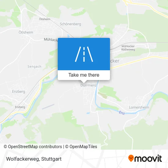 Карта Wolfackerweg