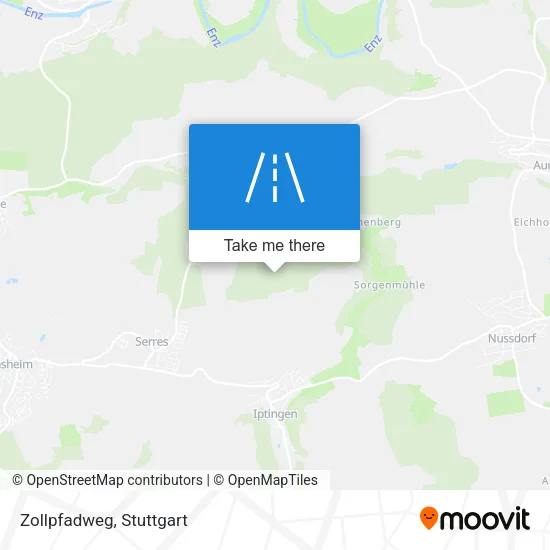 Карта Zollpfadweg