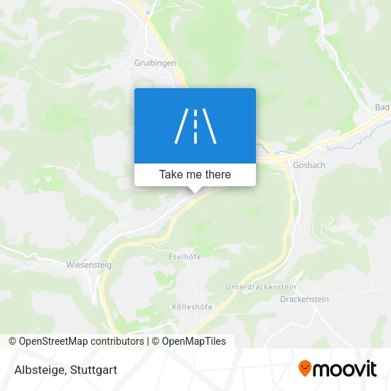 Карта Albsteige