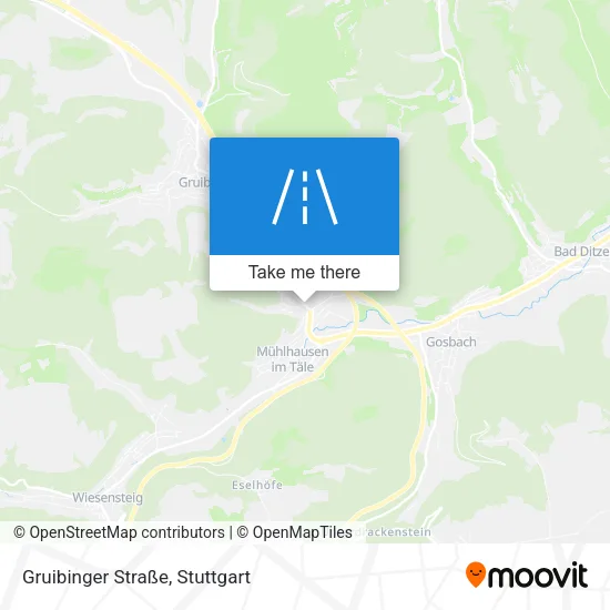 Gruibinger Straße map