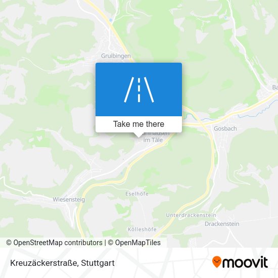 Kreuzäckerstraße map