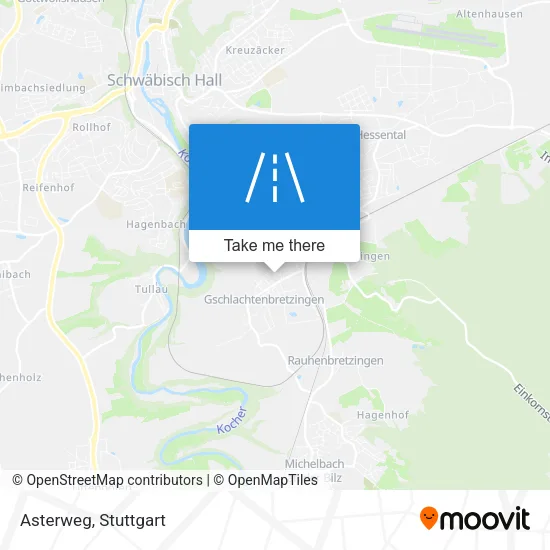 Карта Asterweg