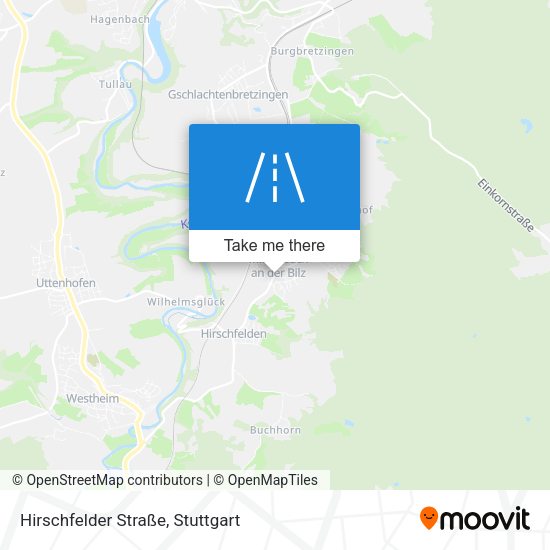 Hirschfelder Straße map