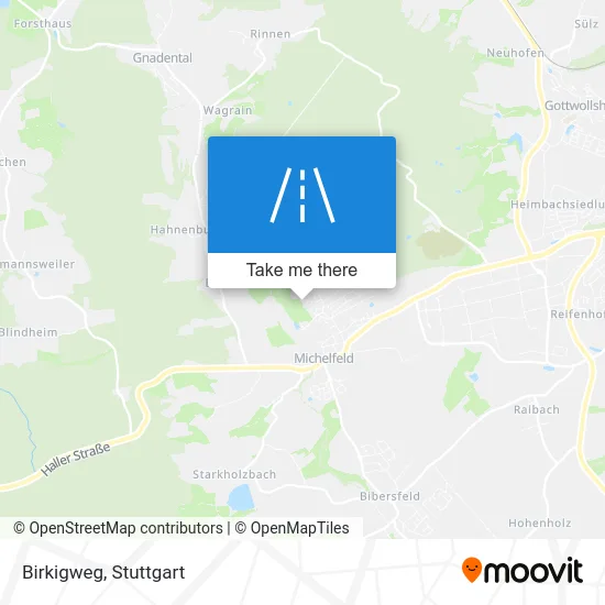 Карта Birkigweg