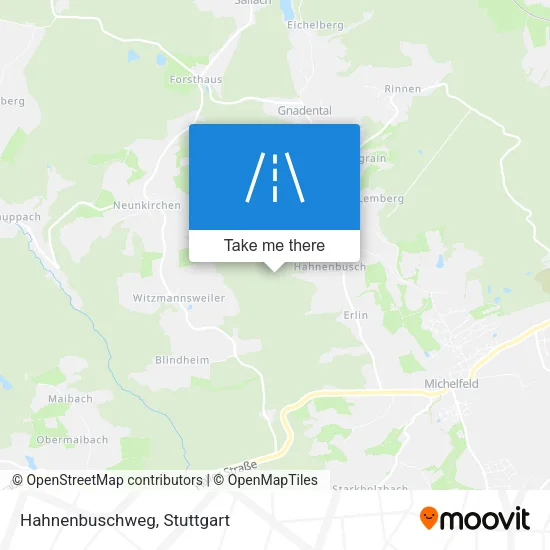 Hahnenbuschweg map