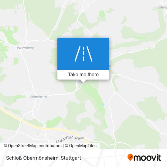 Schloß Obermönsheim map