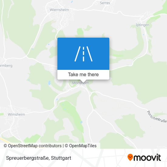 Spreuerbergstraße map