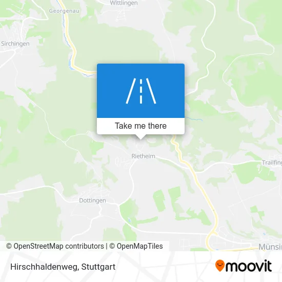 Карта Hirschhaldenweg