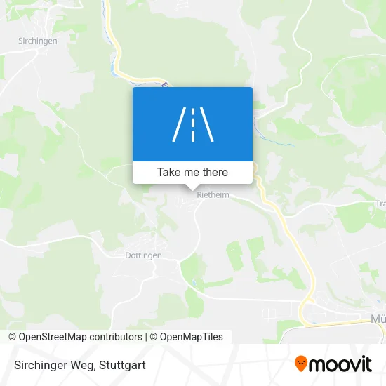 Карта Sirchinger Weg
