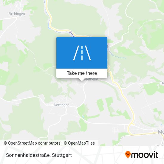 Sonnenhaldestraße map