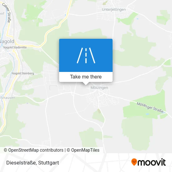 Карта Dieselstraße