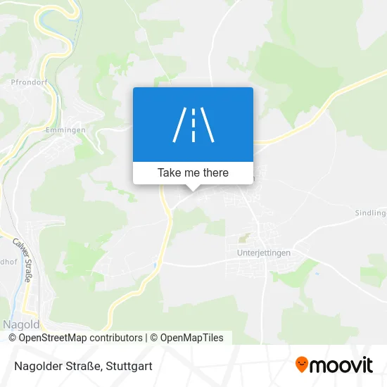 Карта Nagolder Straße