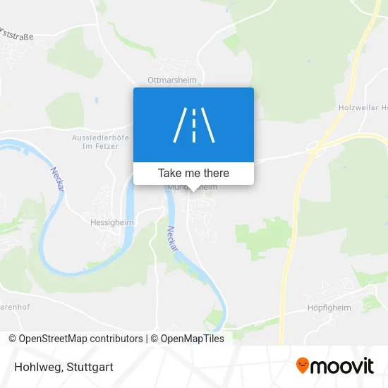 Карта Hohlweg