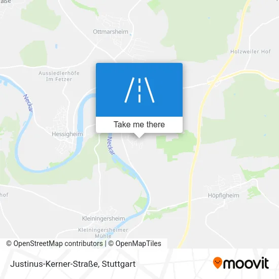 Карта Justinus-Kerner-Straße