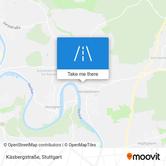 Käsbergstraße map