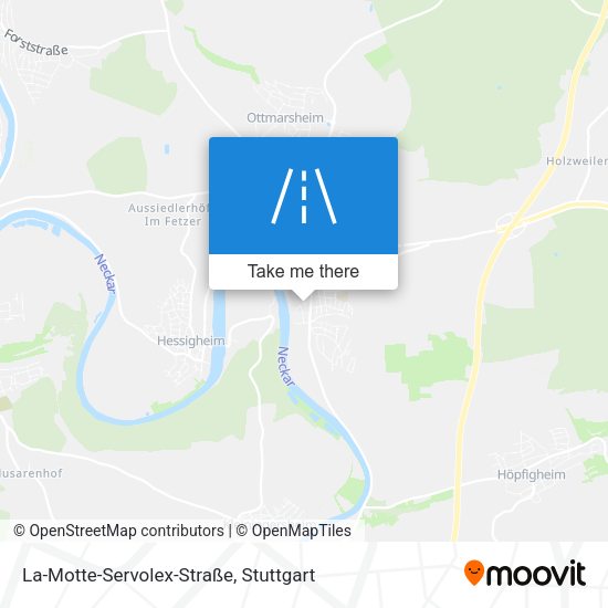 La-Motte-Servolex-Straße map