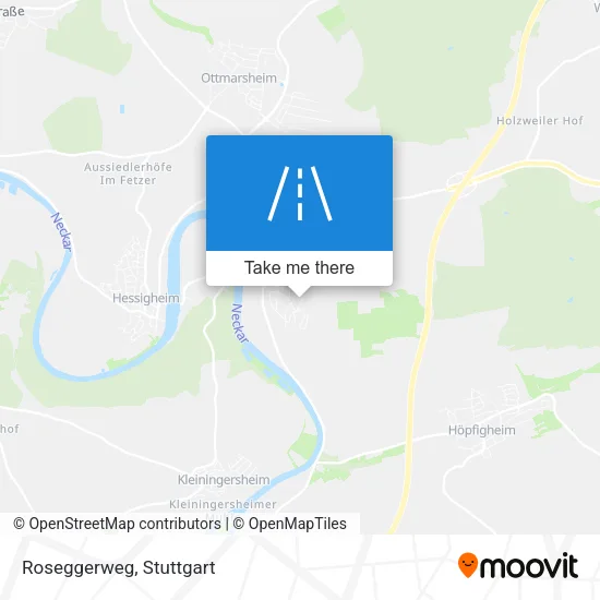 Карта Roseggerweg