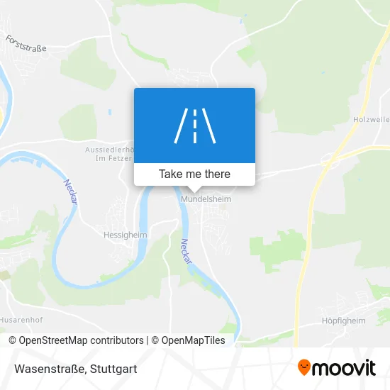 Карта Wasenstraße