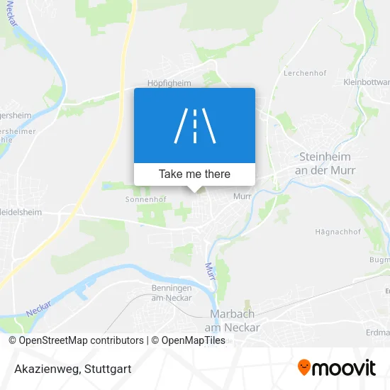 Карта Akazienweg