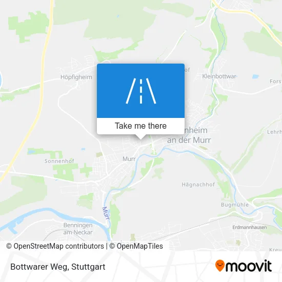 Карта Bottwarer Weg