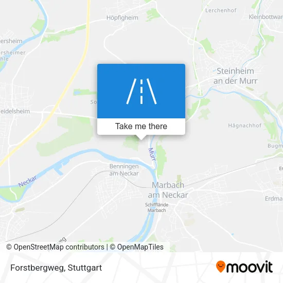 Карта Forstbergweg
