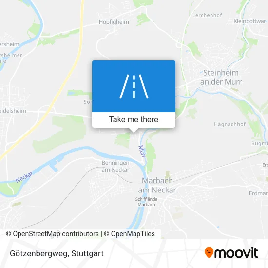 Götzenbergweg map