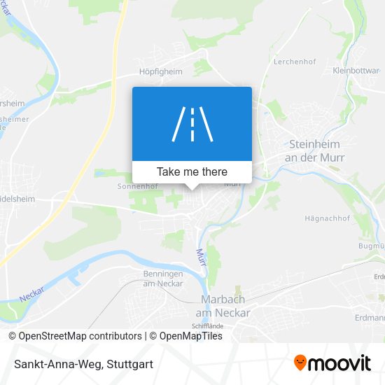 Карта Sankt-Anna-Weg