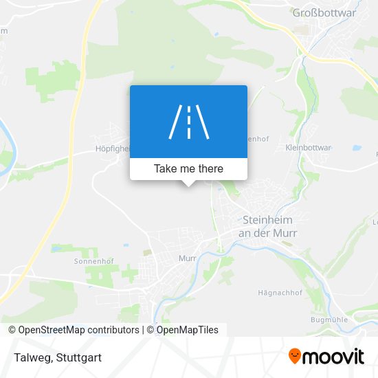 Talweg map