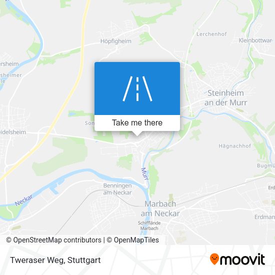 Карта Tweraser Weg
