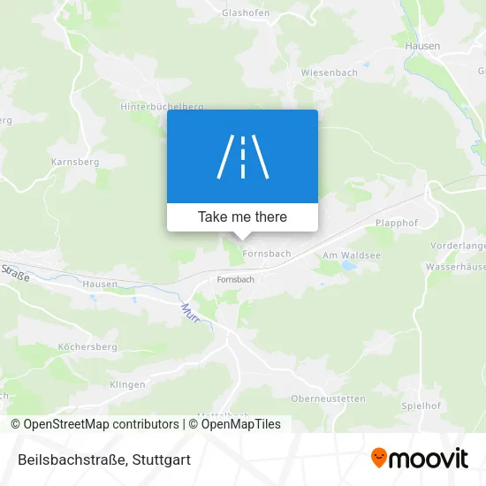Карта Beilsbachstraße