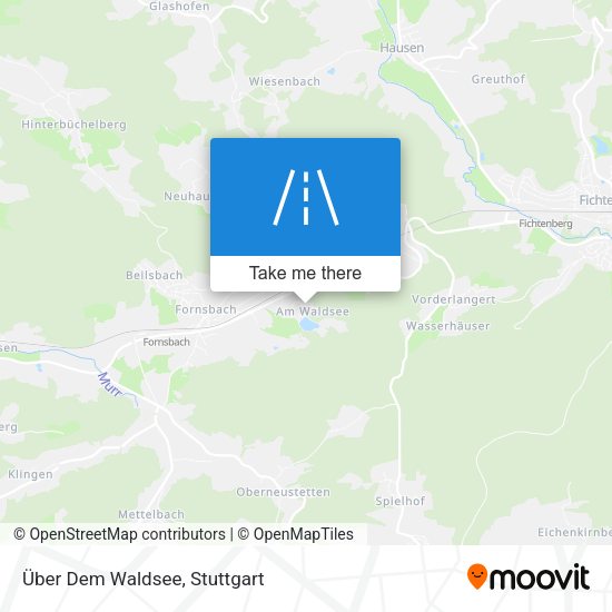 Карта Über Dem Waldsee