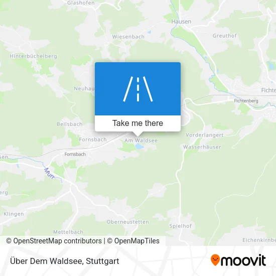 Карта Über Dem Waldsee