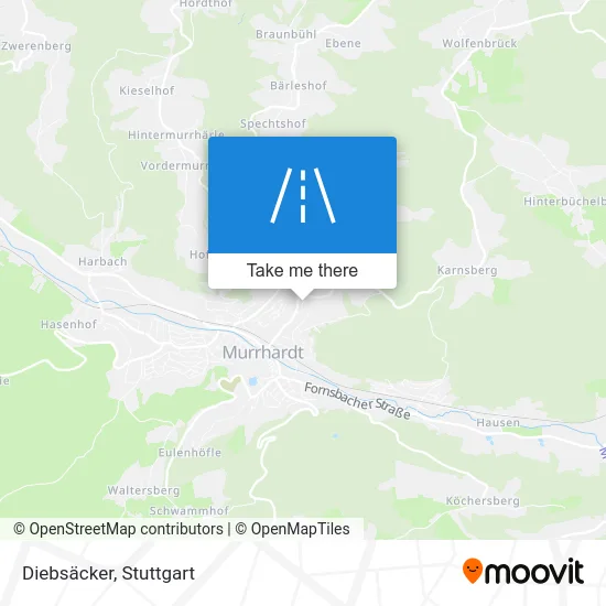 Карта Diebsäcker