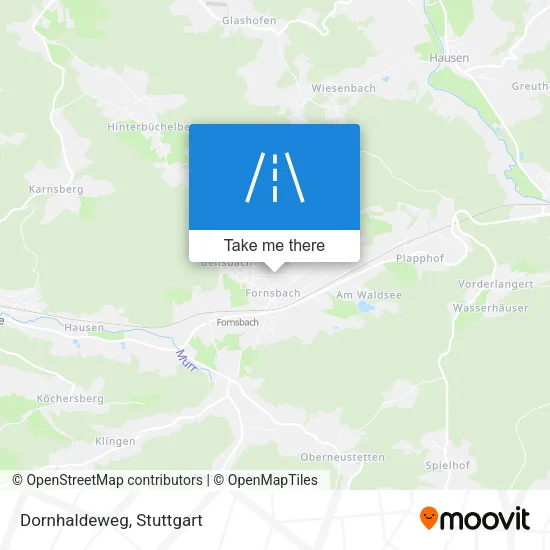 Карта Dornhaldeweg