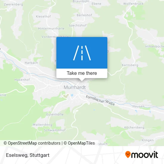 Eselsweg map