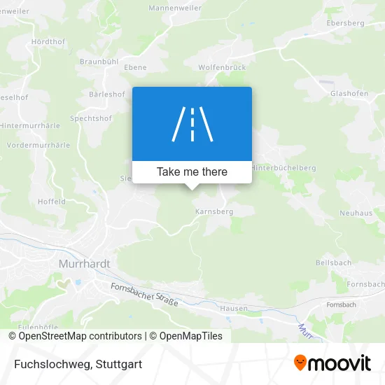 Карта Fuchslochweg