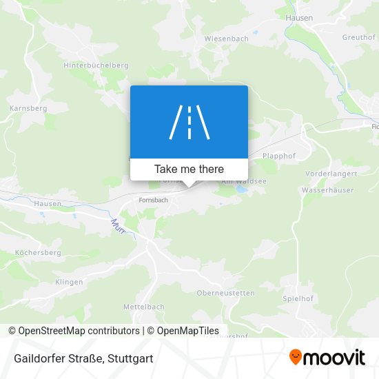Карта Gaildorfer Straße