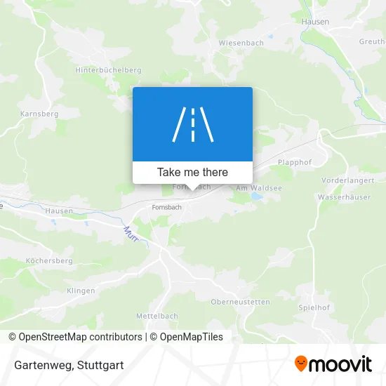 Карта Gartenweg