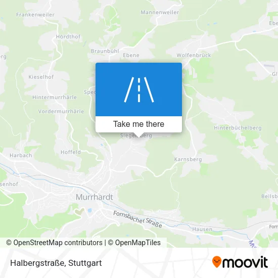 Карта Halbergstraße