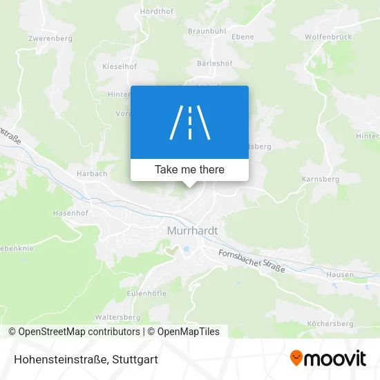 Карта Hohensteinstraße