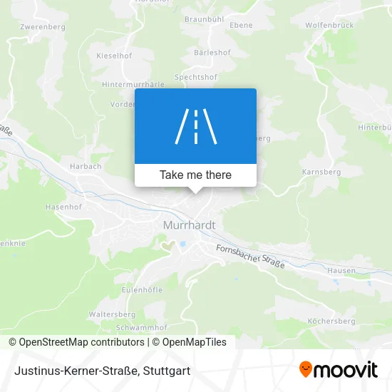 Карта Justinus-Kerner-Straße