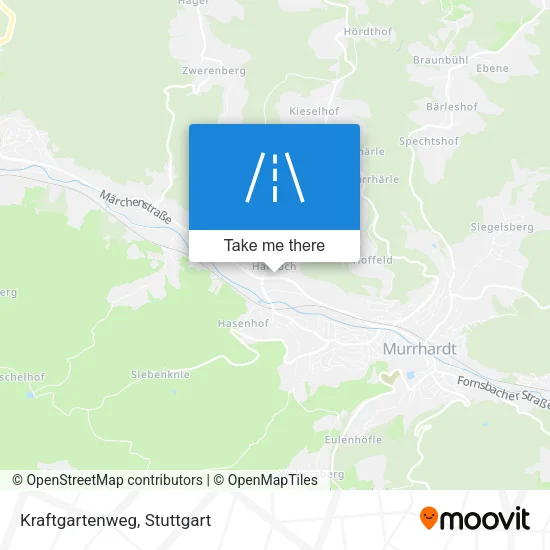 Карта Kraftgartenweg