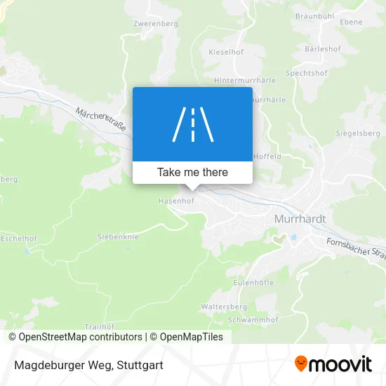 Карта Magdeburger Weg