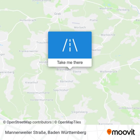 Mannenweiler Straße map